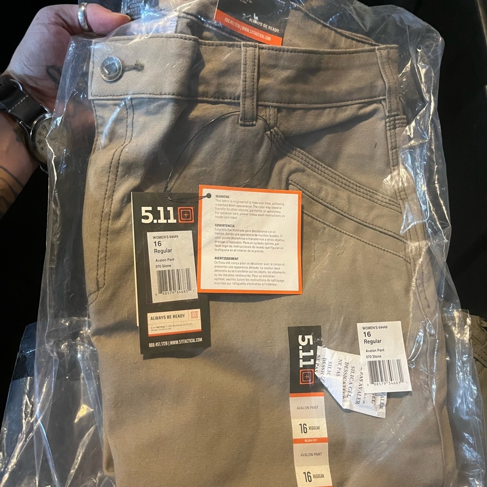Women’s 5.11 Tactical Avalon pants in stone